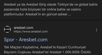 Aresbet 2026 Giriş