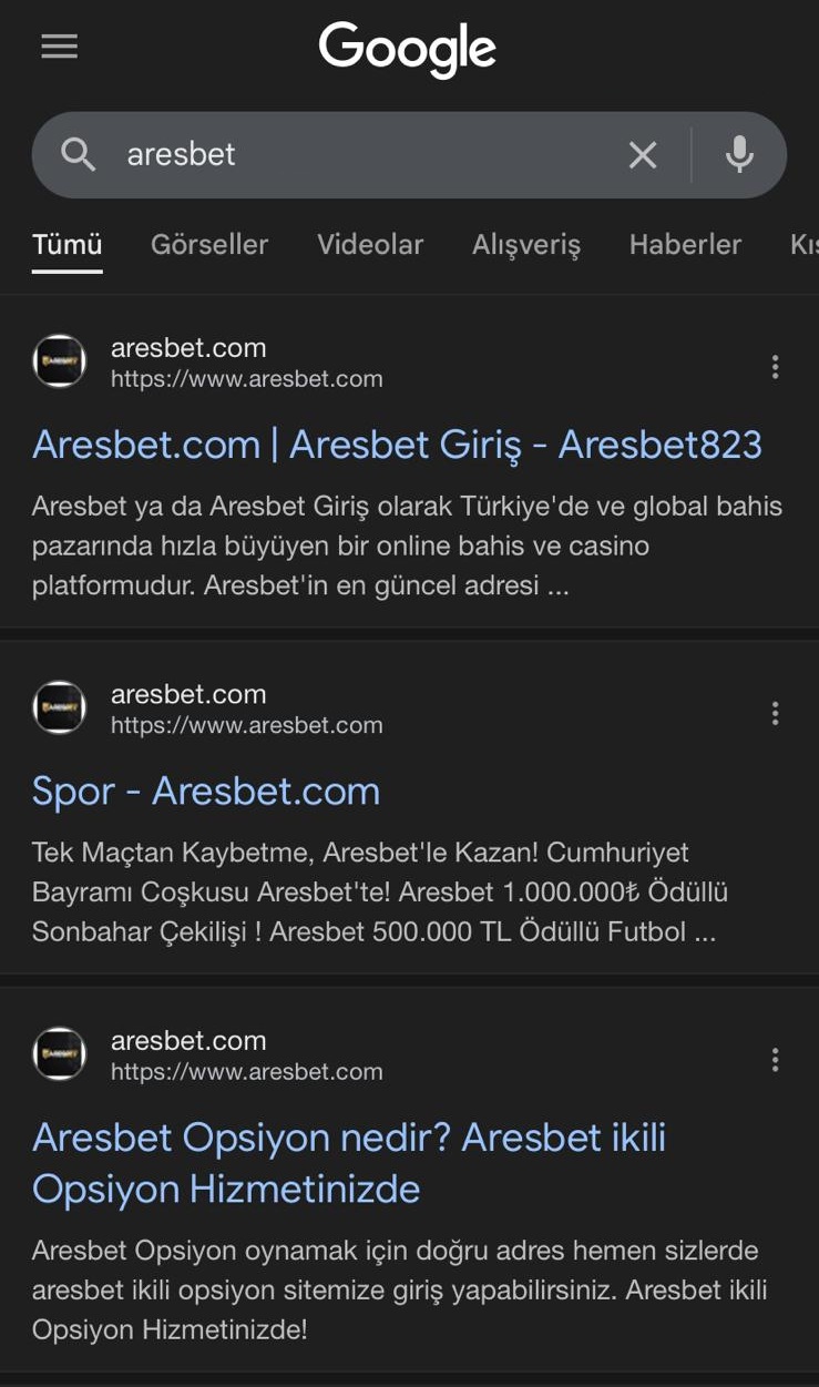 Aresbet 2026 Giriş